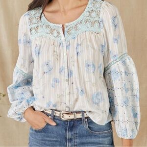 LoveShackFancy “Belle Revival Blouse”. New with tags.